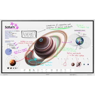 216cm/85 (3840x2160) Samsung Flip Pro WM85B 16:9 LCD HDMI 4K UHD MultiTouch White Gray