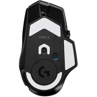 Logitech G G502 X LIGHTSPEED Mouse optical 8 buttons wireless 2.4 GHz USB MAU Logitech LIGHTSPEED receiver black