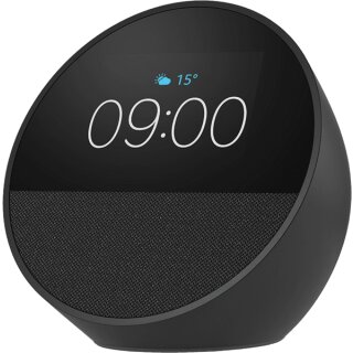 Echo Spot (2024) m. Uhr schwarz