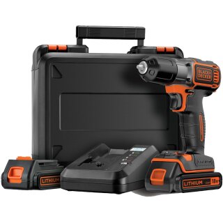 Black&Decker Akku-Bohrschr. 18V 2 x 1.5Ah Li Akku ASD18KB