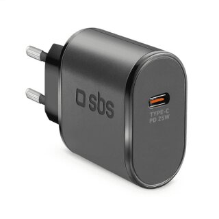 Reiselader 25W USB-C schwarz