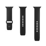 Puro Silicon Armband Apple Watch 38/40/41mm schwarz