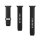 Puro Silicon Armband Apple Watch 38/40/41mm schwarz