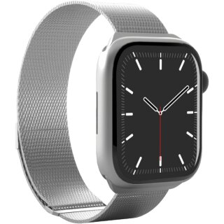 Puro Milanese Armband Apple Watch 42/44/45/49mm silber