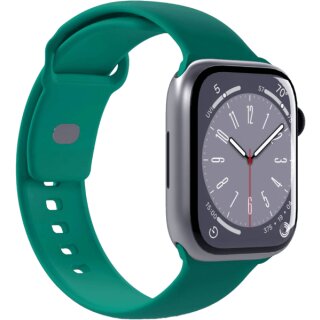 Puro Silicon Armband Apple Watch 38/40/41mm dunkelgrün