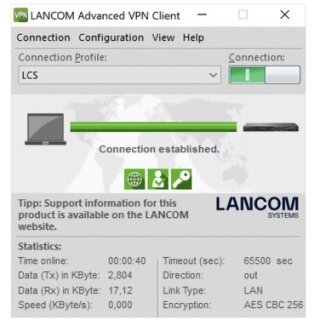 LANCOM Upgrade Advanced VPN Client (Windows, 25 Benutzer)