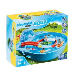 playmobil - 1 2 3 - Aqua Fröhliche Wasserbahn