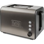 BXTO900E Toaster Doppelschlitz 900W edelstahl