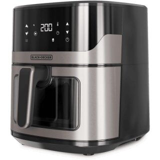 BXAF6500E Heißluftfritteuse 6,5L edelstahl/schwarz