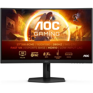 AOC 68,6cm (27") C27G4ZXU 16:09 2xHDMI+DP+USB Curved bl/gr