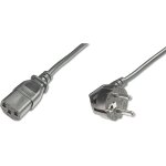 DIGITUS Netzanschlusskabel C13, 5m, schwarz