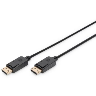 Digitus DisplayPort 1.1 (ST-ST) 2m Anschlusskabel FullHD Schwarz