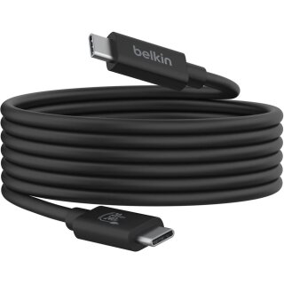 Belkin USB4 Kabel, USB-C/USB-C, 240W, 20 Gbit/s, 2m