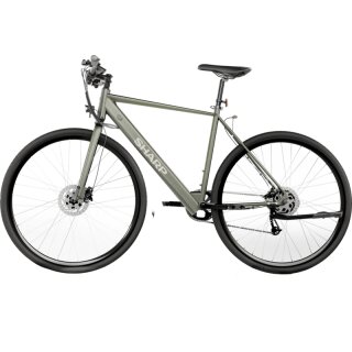 Gravel E-Bike 250W Motor App 70km grün glanz