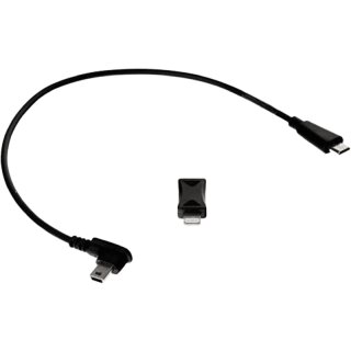 Bury Ladekabel iPhone 5/5S/5C/6 Micro-USB s/c Adapter