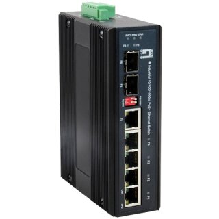 Switch 4x FE IES-0610 2xGSFP 126W 4xPoE