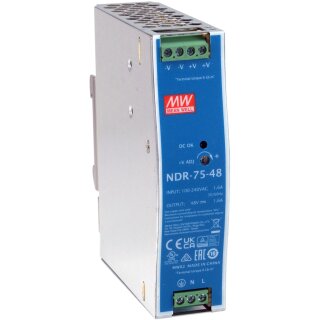 ind. Netzteil POW-4822 48VDC 75W DIN-Schiene PoE