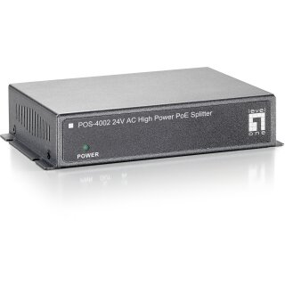 Splitter POS-4002 1x FE High Power PoE