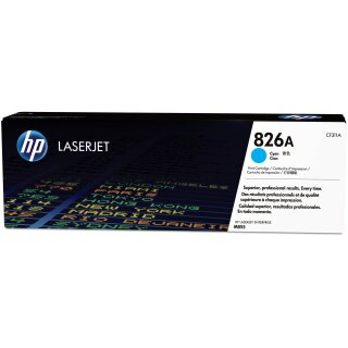 HP Tonerpatrone - CF311A - No.826A - cyan - 31.500Seiten
