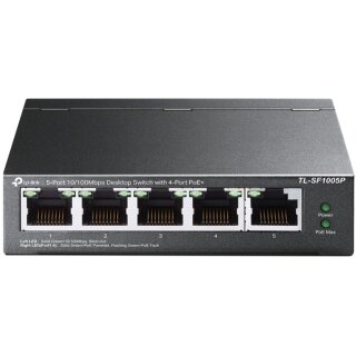 TL-SF1005P 5-Port 10/100Mbps Desktop Switch 5 10/100 Mbit/s RJ45 4 PoE+