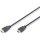 DIGITUS HDMI High Speed mit Ethernet Anschlusskabel, 3m, sw