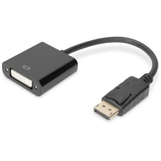 Digitus DisplayPort > DVI 24+5 (ST-BU) 0.15m Adapter FHD Black