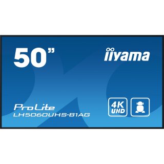IIYAMA 125.7cm(49.5") LH5060UHS-B1AG 16:9 3xHDMI+2xUSB IPS retail (Speditionsversand)