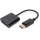 DIGITUS DisplayPortAdapter DPort -> VGA HD15 St/Bu 0.15m bulk