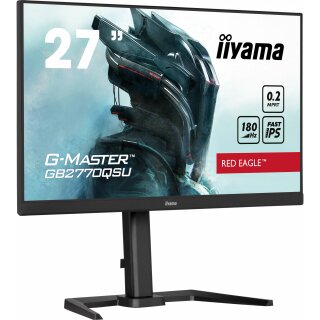 68,6cm/27" (2560x1440) Iiyama 2K UHD 16:9 IPS Gaming 0,2ms 180Hz HDMI DP USB Speaker Black