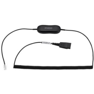 JABRA GN1218 AC Attenuation Headset cable Quick Disconnect plug 2 m for Cisco IP Phone 78XX 88XX BIZ 1500 2300 2400