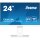 IIYAMA 60.5cm (23.8") XUB2497HSN-W2 16:9 HDMI+DP+USB-C Lift