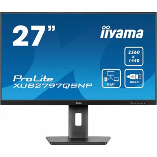IIYAMA 68.5cm (27") XUB2797QSNP-B1 16:9 HDMI+DP+USB-C IPS