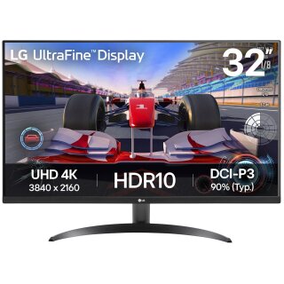 LG 32" 32UR500K-B UHD 4K 16:9 HDMI DP HDR10 Black