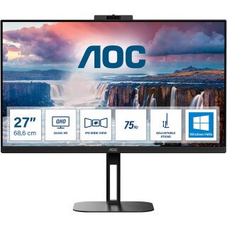 AOC 68.6cm (27") Q27V5CW/BK 16:09 HDMI+DP+USB-C WebCam IPS