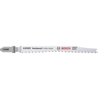 Bosch EXPERT Stichsägeblätter T308BF Hardwood 2-side clean 5St