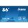 IIYAMA 217.0cm(86") LH8665UHSB-B1 16:9 2xHDMI+DP+2xUSB IPS retail (Speditionsversand)