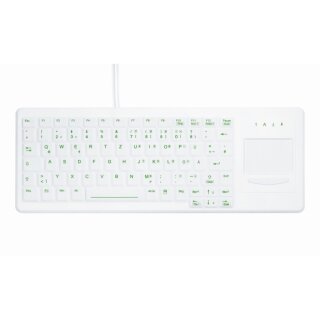 CHERRYAKTIVE KEY Hygiene Compact Touchpad Keyboard Fully Sea