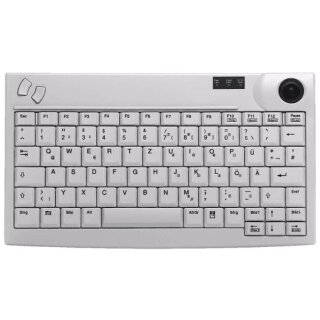 CHERRY AKTIVE KEY Industry 4.0 Mini Trackball Keyboard USB L