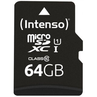 CARD 64GB Intenso 3424490 MicroSD - UHS-I