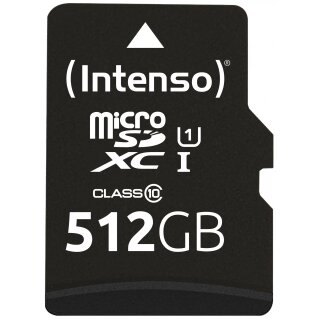 CARD 512GB Intenso 3424493 MicroSD - UHS-I