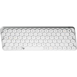 KeySonic KSK-5020BT-S (DE) Wireless MINI Aluminium sil/w