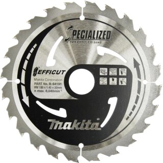 Makita EFFICUT Sägeblatt 190x30x24Z
