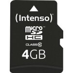 microSD-Card Class10 4GB Speicherkarte