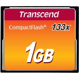 CARD CF 1GB Transcend MLC Speicherkarte 133x