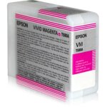 Epson Tinte 5LB T580 ink cartridge vivid magenta standard...