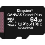 CARD 64GB Kingston Canvas Select Plus MicroXC 100MB/s