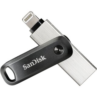 STICK 256GB USB 3.1 SanDisk iXpand Go Apple Lightning black/silver