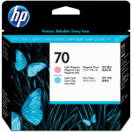 HP 70 Hell Magenta Hell Cyan - Druckkopf