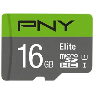 CARD 16GB PNY Elite MicroHC 85MB/s +Adapter