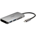 USB-C HUB 6Port D-Link DUB-M610 2xUSB3.0 USB-C HDMI 4K SD...